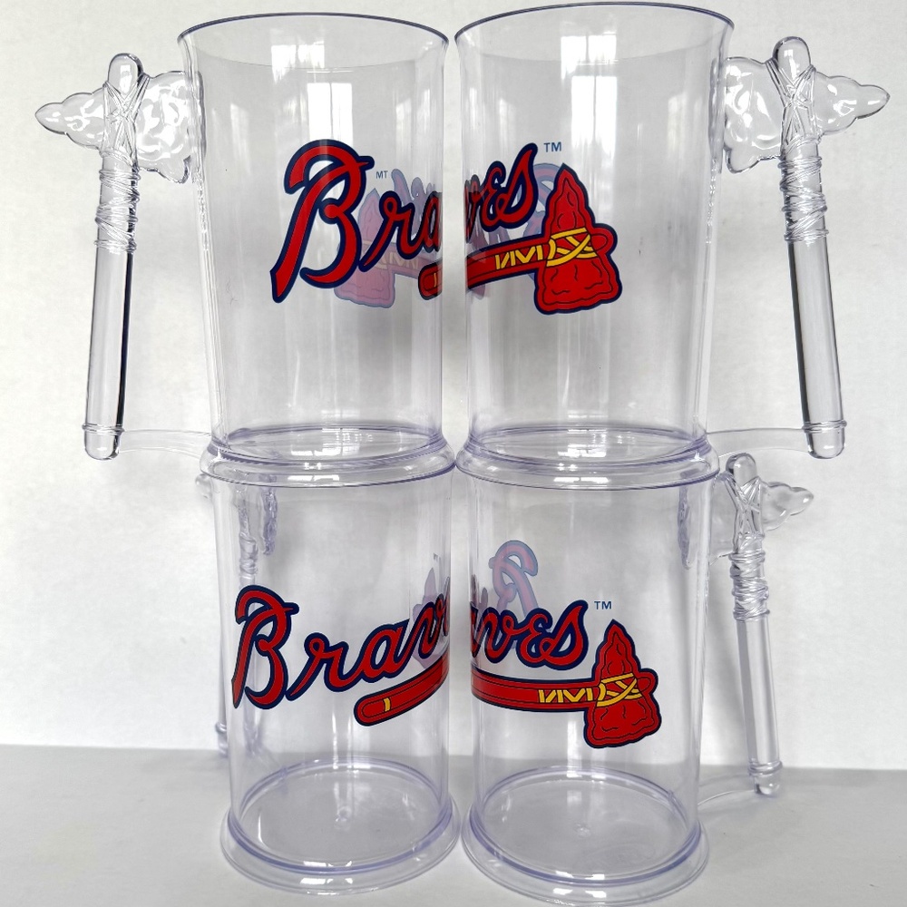 ⚾️Atlanta Braves Baseball Tomahawk Tanker Mug/Stein/Plastic/Souvenir/Collectable